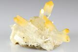 Pristine, Mango Quartz Crystal Cluster - Cabiche, Colombia #188371-1
